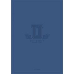   SHKOLYARYK Füzet, tűzött, A4, kockás, 60 lap, SHKOLYARYK "University International", vegyes