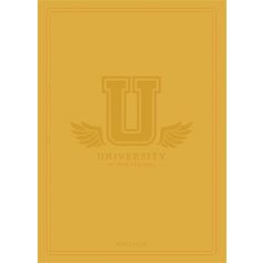   SHKOLYARYK Füzet, tűzött, A5, kockás, 60 lap, SHKOLYARYK "University International", vegyes