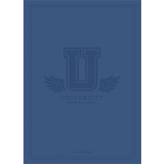   SHKOLYARYK Füzet, tűzött, A5, kockás, 60 lap, SHKOLYARYK "University International", vegyes