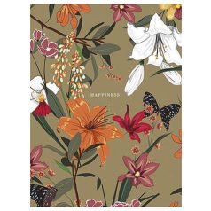   SHKOLYARYK Füzet, tűzött, A5, vonalas, 80 lap, SHKOLYARYK "Happiness", vegyes