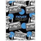 SHKOLYARYK Füzet, tűzött, A5, vonalas, 80 lap, SHKOLYARYK "Never give up", vegyes