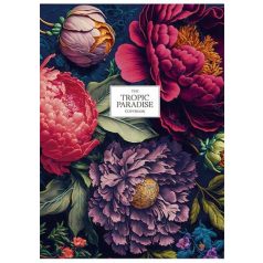   SHKOLYARYK Füzet, tűzött, A5, vonalas, 80 lap, SHKOLYARYK "Tropic Paradise", vegyes