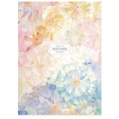   SHKOLYARYK Füzet, tűzött, A4, kockás, 80 lap, SHKOLYARYK "Natural", vegyes