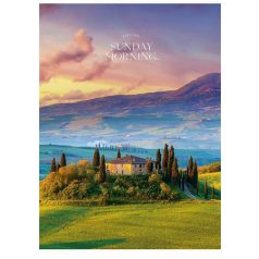   SHKOLYARYK Füzet, tűzött, A4, vonalas, 80 lap, SHKOLYARYK "Sunday Morning", vegyes