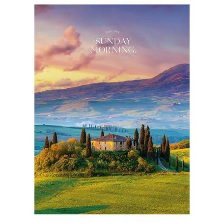 SHKOLYARYK Füzet, tűzött, A4, vonalas, 80 lap, SHKOLYARYK "Sunday Morning", vegyes