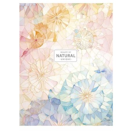 SHKOLYARYK Füzet, tűzött, A5, vonalas, 80 lap, SHKOLYARYK "Natural", vegyes