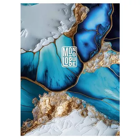 SHKOLYARYK Füzet, tűzött, A5, kockás, 80 lap, SHKOLYARYK "Monologue", vegyes