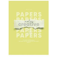   SHKOLYARYK Füzet, tűzött, A4, vonalas, 80 lap, SHKOLYARYK "Notes Creative", vegyes