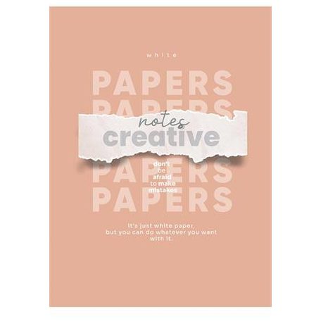 SHKOLYARYK Füzet, tűzött, A4, vonalas, 80 lap, SHKOLYARYK "Notes Creative", vegyes