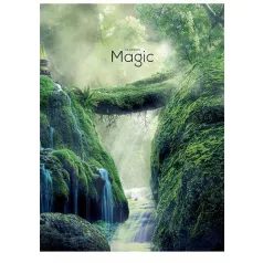   SHKOLYARYK Füzet, tűzött, A4, kockás, 80 lap, SHKOLYARYK "Colorful Magic", vegyes