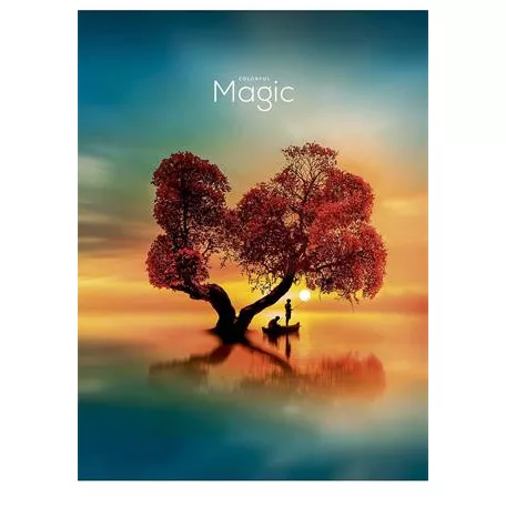 SHKOLYARYK Füzet, tűzött, A4, kockás, 80 lap, SHKOLYARYK "Colorful Magic", vegyes