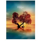 SHKOLYARYK Füzet, tűzött, A4, vonalas, 80 lap, SHKOLYARYK "Colorful Magic", vegyes