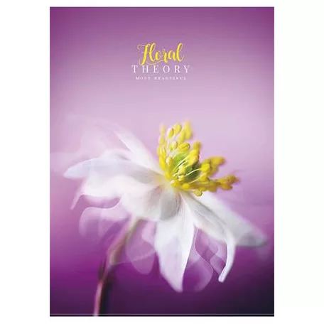 SHKOLYARYK Füzet, tűzött, A4, kockás, 80 lap, SHKOLYARYK "Floral Teory", vegyes