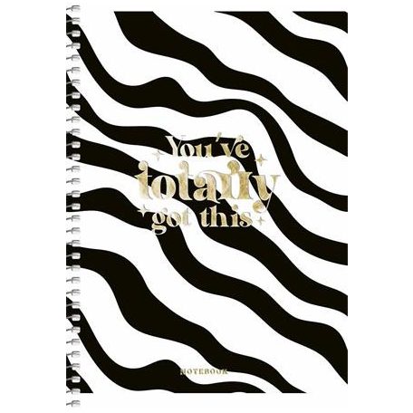 SHKOLYARYK Spirálfüzet, A5, kockás, 80 lap, SHKOLYARYK, színes minták, vegyes