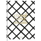 SHKOLYARYK Spirálfüzet, A5, kockás, 80 lap, SHKOLYARYK, színes minták, vegyes