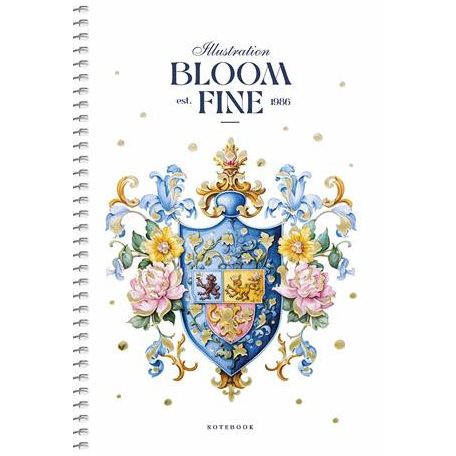 SHKOLYARYK Spirálfüzet, A5, kockás, 80 lap, SHKOLYARYK, "Made with love", vegyes