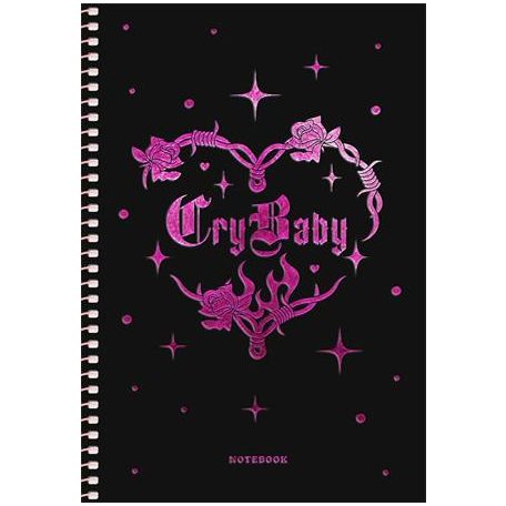 SHKOLYARYK Spirálfüzet, A5, kockás, 80 lap, SHKOLYARYK "Notebook", vegyes