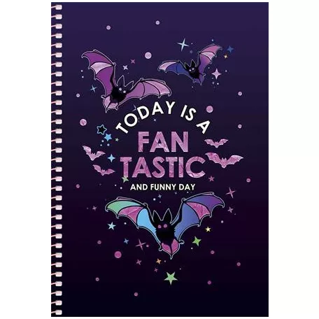 SHKOLYARYK Spirálfüzet, A5, kockás, 80 lap, SHKOLYARYK "Notebook", vegyes