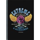 SHKOLYARYK Spirálfüzet, A5, kockás, 80 lap, SHKOLYARYK " Skate board", vegyes