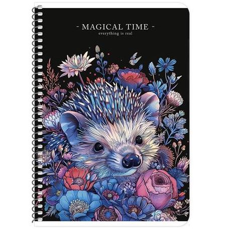 SHKOLYARYK Spirálfüzet, A5, kockás, 80 lap, SHKOLYARYK, vegyes