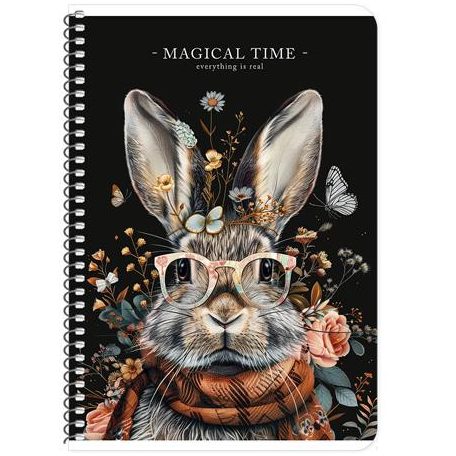 SHKOLYARYK Spirálfüzet, A5, kockás, 80 lap, SHKOLYARYK, vegyes