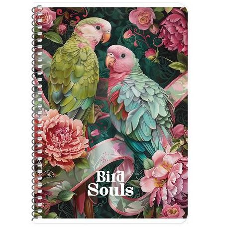 SHKOLYARYK Spirálfüzet, A5, kockás, 80 lap, SHKOLYARYK, vegyes