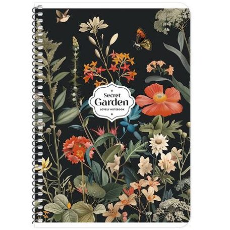 SHKOLYARYK Spirálfüzet, A5, kockás, 80 lap, SHKOLYARYK, vegyes