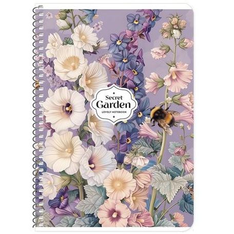 SHKOLYARYK Spirálfüzet, A5, kockás, 80 lap, SHKOLYARYK, vegyes