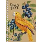 SHKOLYARYK Spirálfüzet, A6, kockás, 80 lap, SHKOLYARYK "Spring Hope", vegyes
