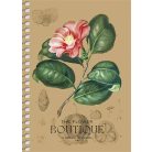 SHKOLYARYK Spirálfüzet, A6, kockás, 80 lap, SHKOLYARYK "Spring Hope", vegyes