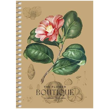 SHKOLYARYK Spirálfüzet, A6, kockás, 80 lap, SHKOLYARYK "Spring Hope", vegyes