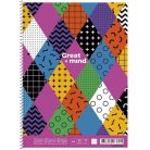SHKOLYARYK Spirálfüzet, A4+, kockás, 80 lap, SHKOLYARYK "Great Mind", vegyes