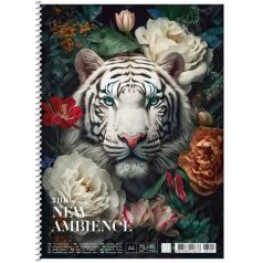   SHKOLYARYK Spirálfüzet, A4+, vonalas, 80 lap, SHKOLYARYK "The New Ambience", vegyes