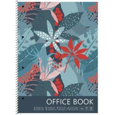   SHKOLYARYK Spirálfüzet, A4+, vonalas, 80 lap, SHKOLYARYK "Forest", vegyes