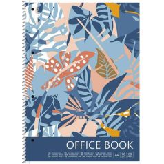   SHKOLYARYK Spirálfüzet, A4+, vonalas, 80 lap, SHKOLYARYK "Forest", vegyes