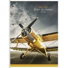 SHKOLYARYK Spirálfüzet, A4+, vonalas, 80 lap, SHKOLYARYK "Spirit of Freedom", vegyes