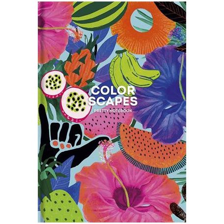 SHKOLYARYK Jegyzetfüzet, A5, kockás, 80 lap, SHKOLYARYK "Color Scapes", vegyes