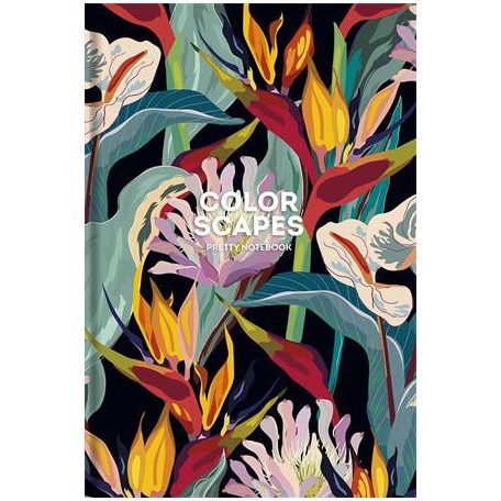 SHKOLYARYK Jegyzetfüzet, A5, kockás, 80 lap, SHKOLYARYK "Color Scapes", vegyes