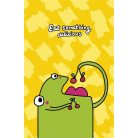 SHKOLYARYK Jegyzetfüzet, A6, kockás, 80 lap, SHKOLYARYK "Love Monster", vegyes