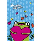SHKOLYARYK Jegyzetfüzet, A6, kockás, 80 lap, SHKOLYARYK "Love Monster", vegyes