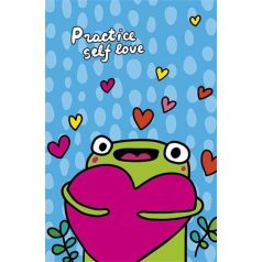   SHKOLYARYK Jegyzetfüzet, A6, kockás, 80 lap, SHKOLYARYK "Love Monster", vegyes