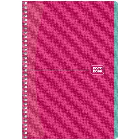 SHKOLYARYK Spirálfüzet, A5, kockás, 80 lap, SHKOLYARYK "Notebook", vegyes