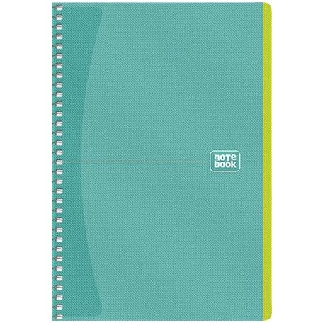SHKOLYARYK Spirálfüzet, A5, kockás, 80 lap, SHKOLYARYK "Notebook", vegyes