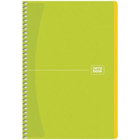 SHKOLYARYK Spirálfüzet, A5, kockás, 80 lap, SHKOLYARYK "Notebook", vegyes