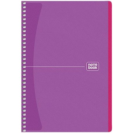 SHKOLYARYK Spirálfüzet, A5, kockás, 80 lap, SHKOLYARYK "Notebook", vegyes