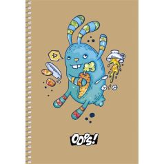   SHKOLYARYK Spirálfüzet, A5, kockás, 96 lap, SHKOLYARYK "Student", vegyes