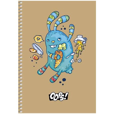 SHKOLYARYK Spirálfüzet, A5, kockás, 96 lap, SHKOLYARYK "Student", vegyes