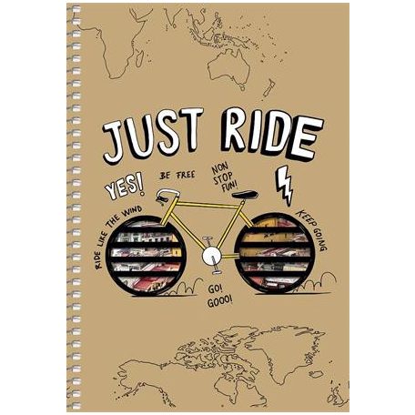 SHKOLYARYK Spirálfüzet, A5, kockás, 96 lap, SHKOLYARYK "Student", vegyes