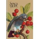SHKOLYARYK Spirálfüzet, A5, sima, 96 lap, SHKOLYARYK "Songs of Hope", vegyes