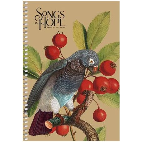 SHKOLYARYK Spirálfüzet, A5, sima, 96 lap, SHKOLYARYK "Songs of Hope", vegyes